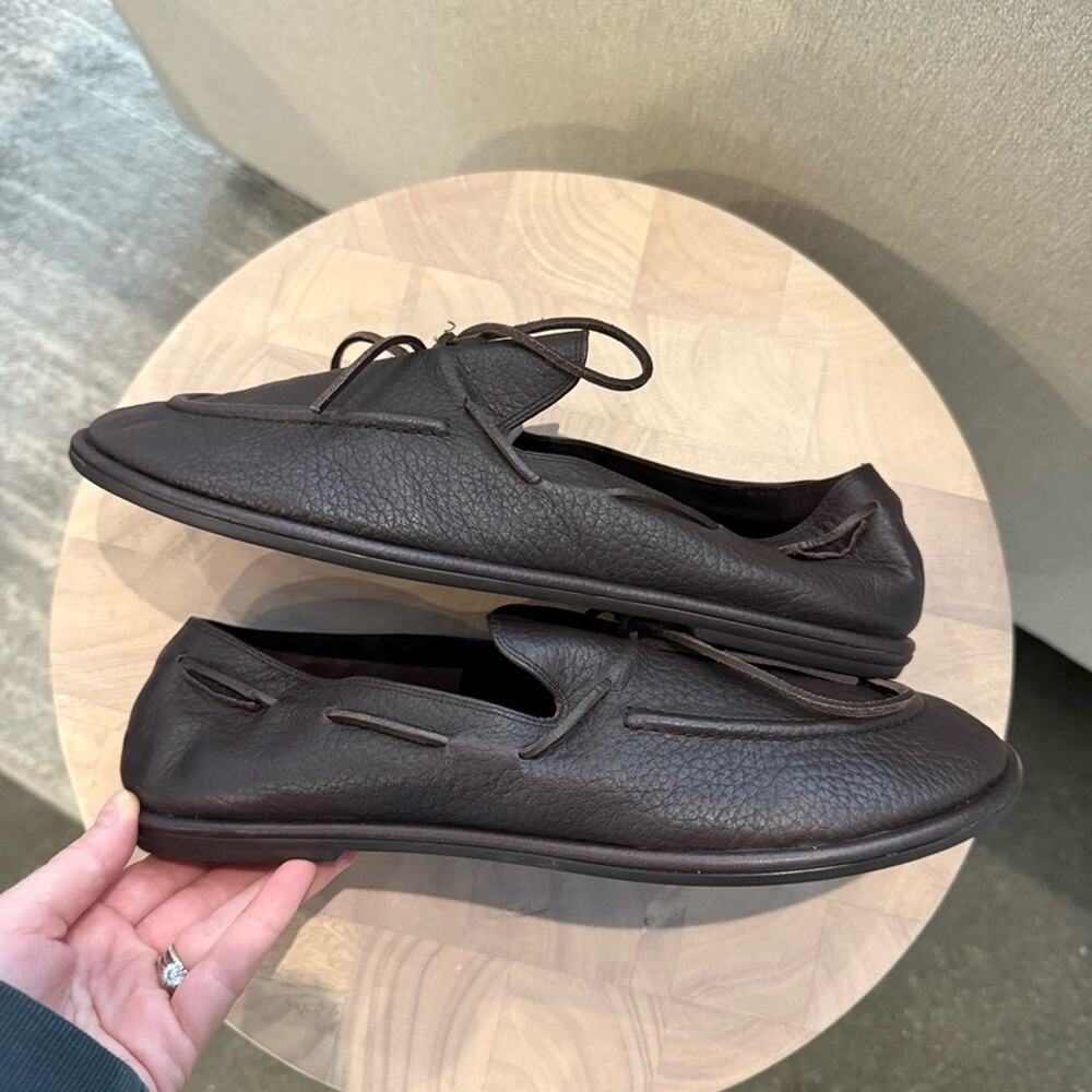 NWOT NEW Tory Burch The Boaty Boat Shoes in Cocoa Brown - Picture 11 of 13